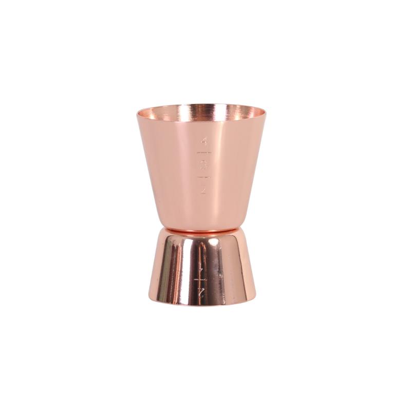 medidor coctelería cobre